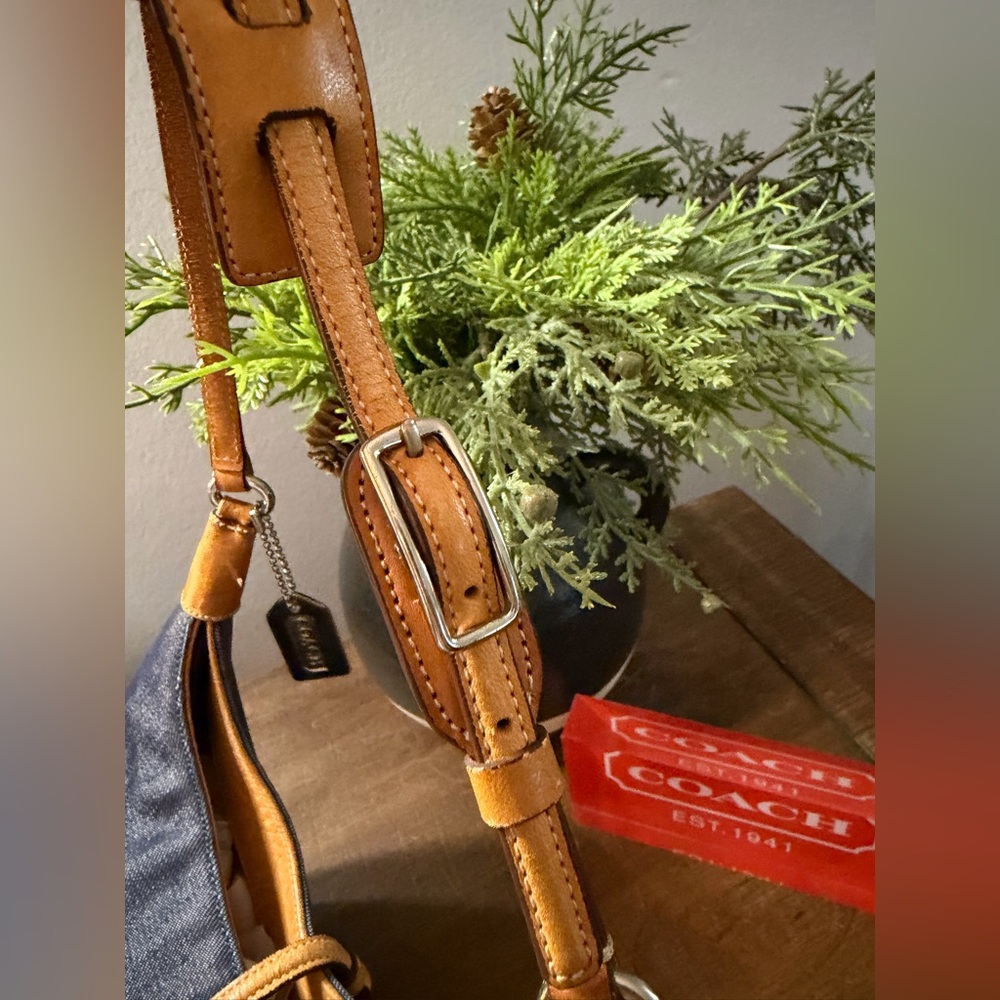 Coach Y2K Denim Hampton Shoulder Bag - Picture 7 of 15